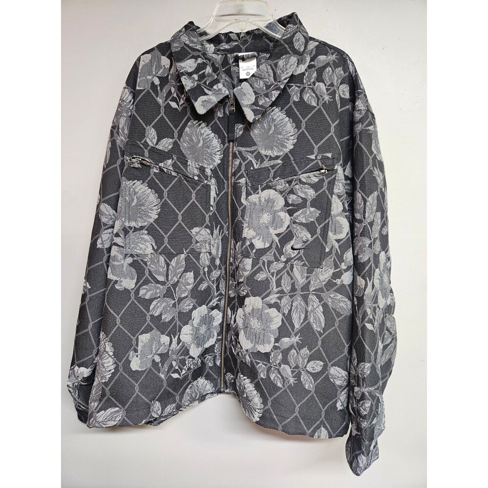Nike Devin Booker Rebel Basketball sample jacket men's xxl black floral coat